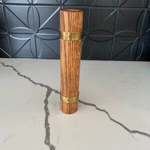 Hand-made, Oak and Brass Exterior, Lightweight Kaleidoscope.